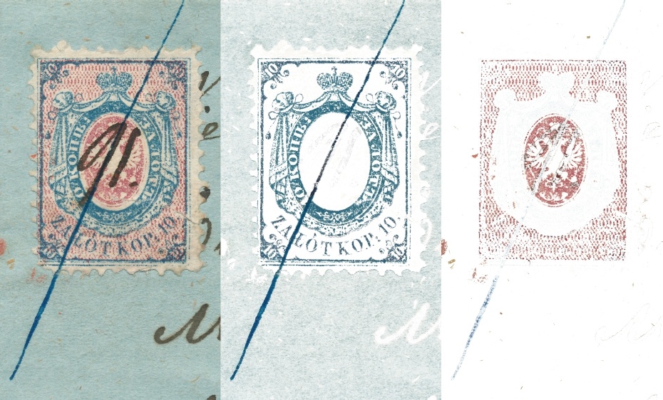 91 - Kraśnik (225) 1a znaczek+k.n.+cz. z obwoluty listu do Warszawy, wczesne użycie 10.02.1860, kasowany kreśleniem, pkt.4B(RRR)